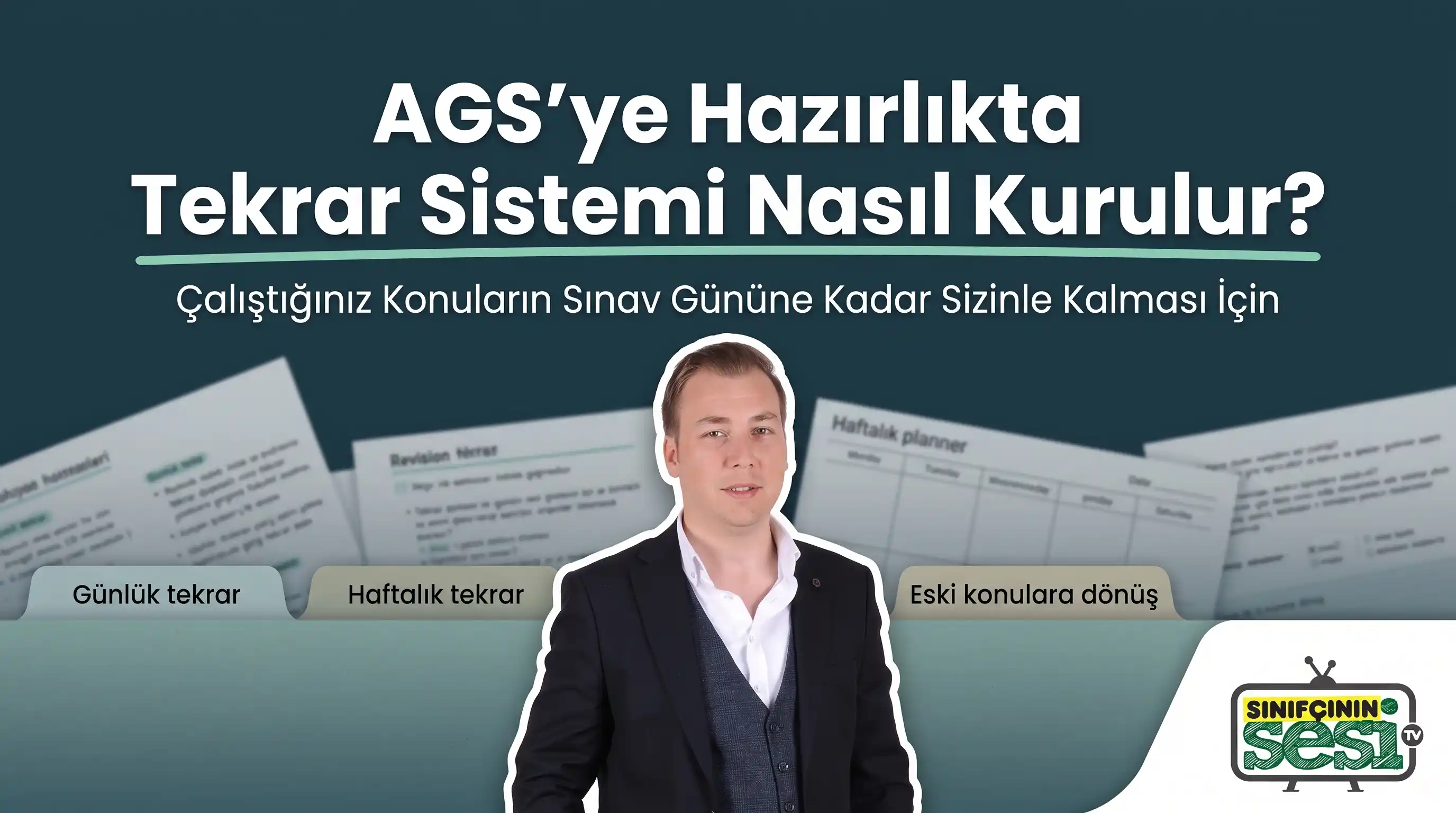 AGS’ye Hazırlıkta Tekrar Sistemi Nasıl Kurulur?