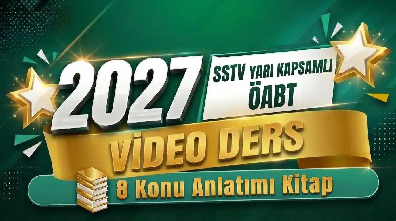 2027 SSTV YARI KAPSAMLI ÖABT VİDEO DERS