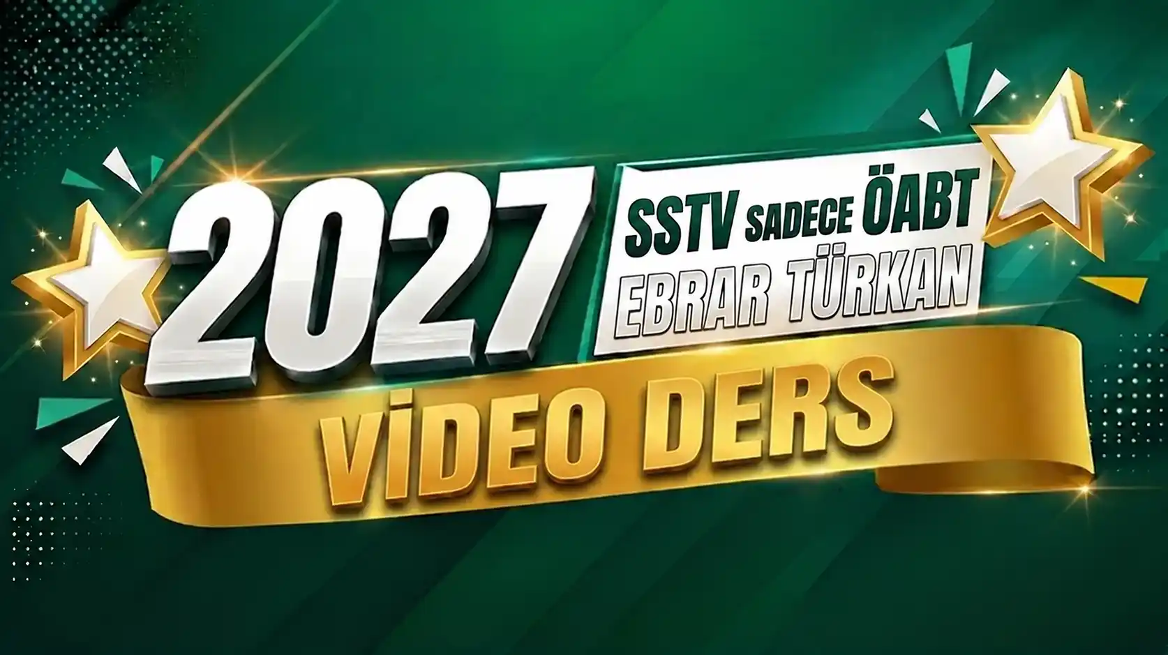 2027 SSTV SADECE ÖABT EBRAR TÜRKAN VİDEO DERS