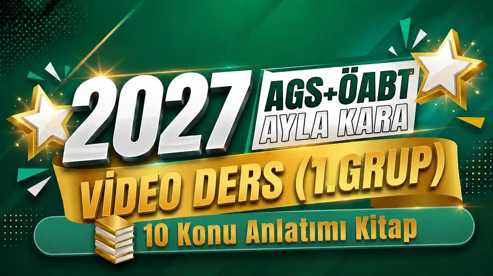 2027 AGS+ÖABT AYLA KARA VİDEO DERS (1.GRUP) Kitaplı